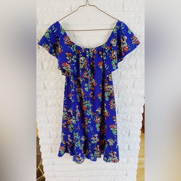 Floral Merona Off the Shoulder Dress - Picture 4 of 4